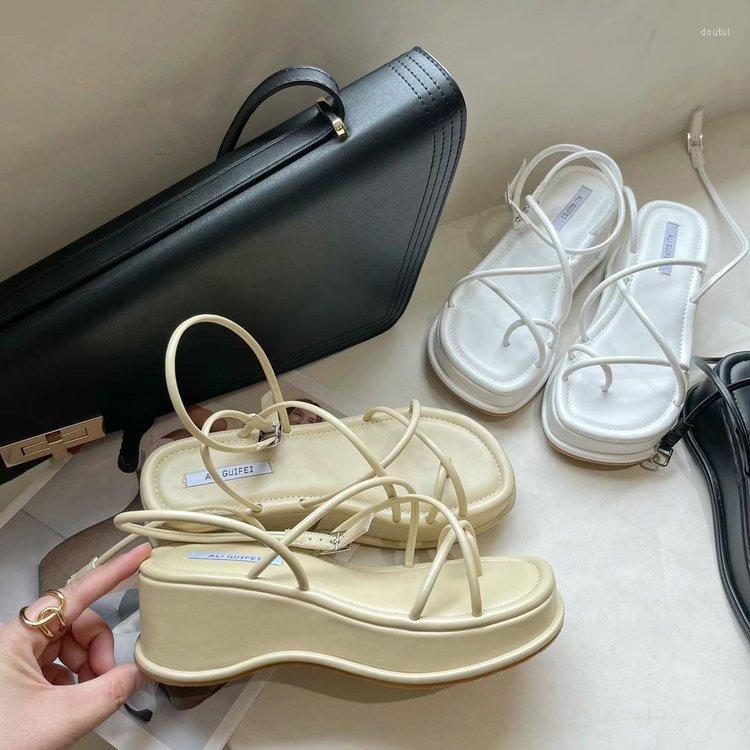 Sandals Elegant Open Toe Women Fashion Narrow Band Dress Shoes Platform Wedges Heel Ladies Ankle Strap Sandalen Dames 2022, Black
Sandals Elegant Open Toe Women Fashion Narrow Band Dress Shoes Platform Wedges Heel Ladies Ankle Strap Sandalen Dames 2022, Black