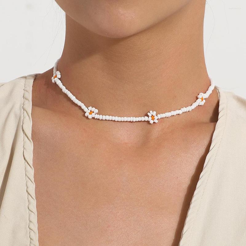 Choker 2022 Lovely Daisy Flower Bead Necklace Charming Sweet Colorful Summer Clavcile Statement Jewelry Women Girl Gift
Choker 2022 Lovely Daisy Flower Bead Necklace Charming Sweet Colorful Summer Clavcile Statement Jewelry Women Girl Gift