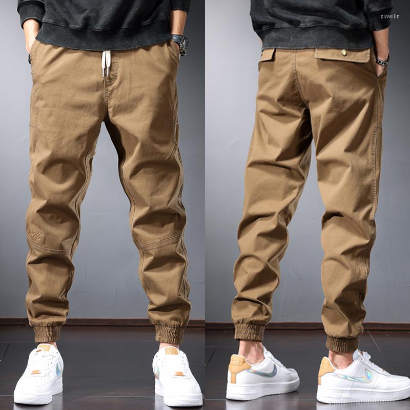 Men's Pants Autumn Dark Khaki Casual Men Streetwear Fashion Baggy Cotton Elastic Waist Drawstring Trousers CP2116, Black
Men's Pants Autumn Dark Khaki Casual Men Streetwear Fashion Baggy Cotton Elastic Waist Drawstring Trousers CP2116, Black