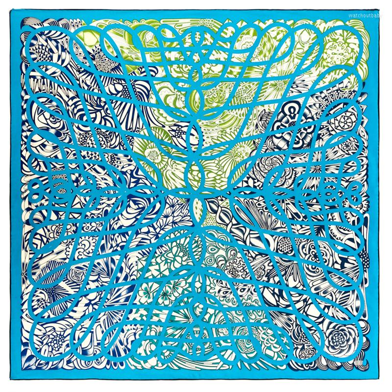 Scarves POBING Manual Hand Rolled Twill Silk Scarf Women Chain Print Square Echarpes Foulards Femme Wrap Lady Bandana Hijab 90CM
Scarves POBING Manual Hand Rolled Twill Silk Scarf Women Chain Print Square Echarpes Foulards Femme Wrap Lady Bandana Hijab 90CM