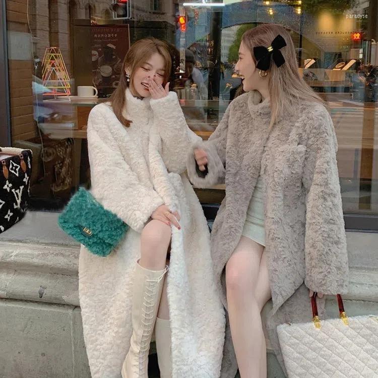 Women' Fur HEYDRESS 2022 Women Elegant Solid Faux Coats Female Winter Thick Warm Long Lady Korean Pockets Outerwears, Beige
Women' Fur HEYDRESS 2022 Women Elegant Solid Faux Coats Female Winter Thick Warm Long Lady Korean Pockets Outerwears, Beige