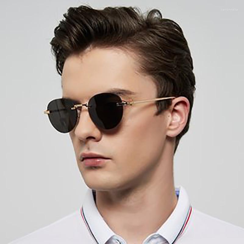 Sunglasses High-Quality Designer Round Rimless Women Men Retro Sun Glasses For Female UV400 Protection Eyewear
Sunglasses High-Quality Designer Round Rimless Women Men Retro Sun Glasses For Female UV400 Protection Eyewear