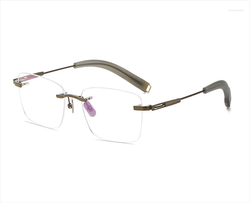 Sunglasses Frames Rimless Pure Titanium Eyeglasses Frame Retro Men Optical Eyewear Clear Lens Ultralight Prescription Glasses Women
Sunglasses Frames Rimless Pure Titanium Eyeglasses Frame Retro Men Optical Eyewear Clear Lens Ultralight Prescription Glasses Women