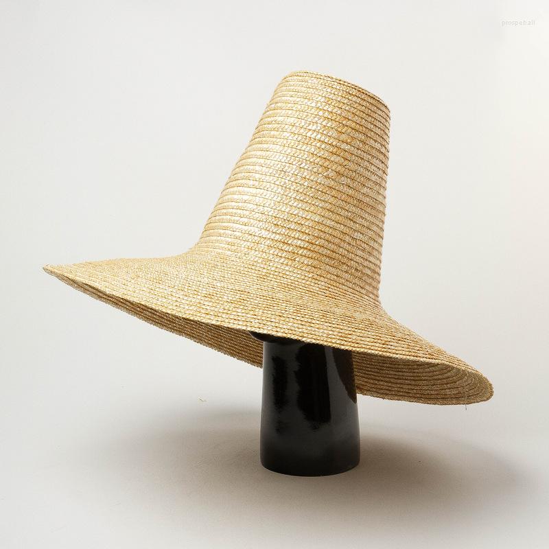 Berets 01906-HH7359 23cm High Handmade Straw Walking Show Models Fedoras Cap Men Women Leisure Hat, Picture shown
Berets 01906-HH7359 23cm High Handmade Straw Walking Show Models Fedoras Cap Men Women Leisure Hat, Picture shown