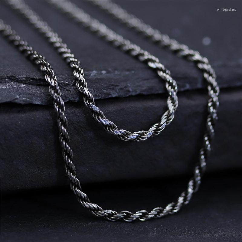 Chains Pure 925 Sterling Silver Necklace 2mm Rope Link Chain S925 18INCH 20INCH 22INCH 24INCH 27.5INCH
Chains Pure 925 Sterling Silver Necklace 2mm Rope Link Chain S925 18INCH 20INCH 22INCH 24INCH 27.5INCH