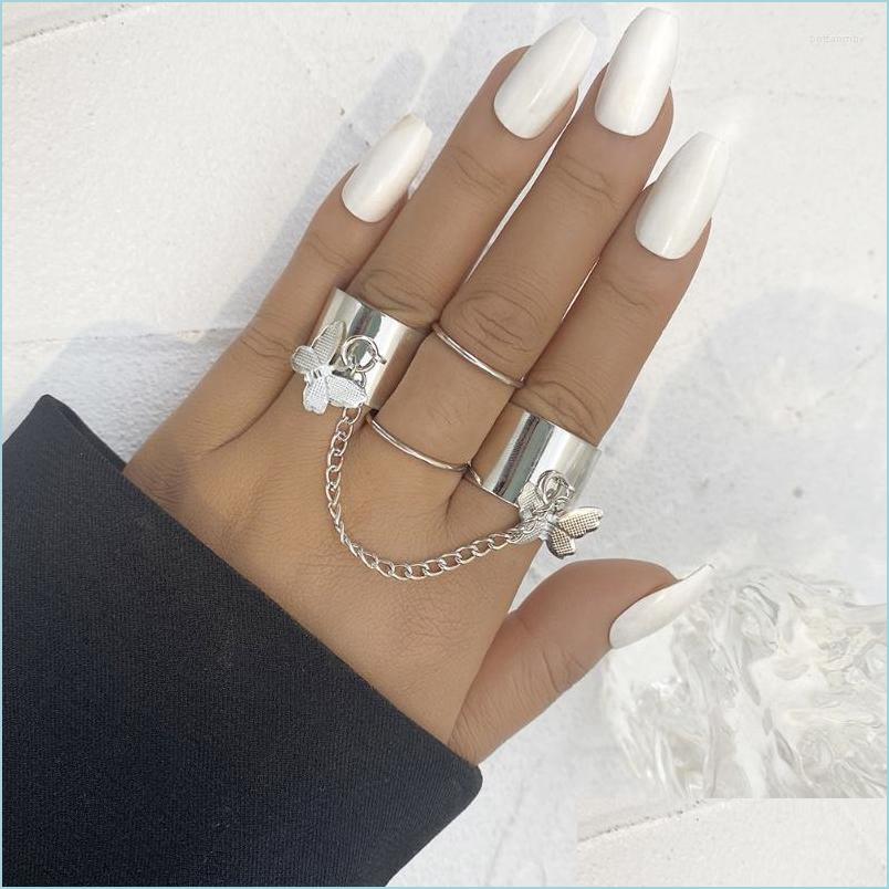 Cluster Rings Cluster Rings Hiphop Sier Color Chain Butterfly For Women Creative Punk Open Index Finger Ring 2022 Fashion Jewelry Wh Dhb37
Cluster Rings Cluster Rings Hiphop Sier Color Chain Butterfly For Women Creative Punk Open Index Finger Ring 2022 Fashion Jewelry Wh Dhb37