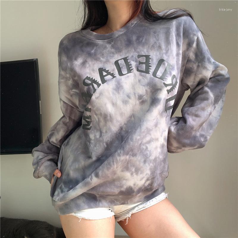 Women' Hoodies Y2K Fashion Tie-dye Letter Print Loose Pullover Sweatshirt Women' And Casual Long-sleeved Oversized Sweater, Gray
Women' Hoodies Y2K Fashion Tie-dye Letter Print Loose Pullover Sweatshirt Women' And Casual Long-sleeved Oversized Sweater, Gray