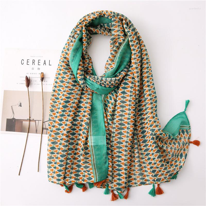 Scarves 2022 Spring Geometry Print Scarf Shawls Geometric Tassel Long Wrap Viscose Hijab
Scarves 2022 Spring Geometry Print Scarf Shawls Geometric Tassel Long Wrap Viscose Hijab