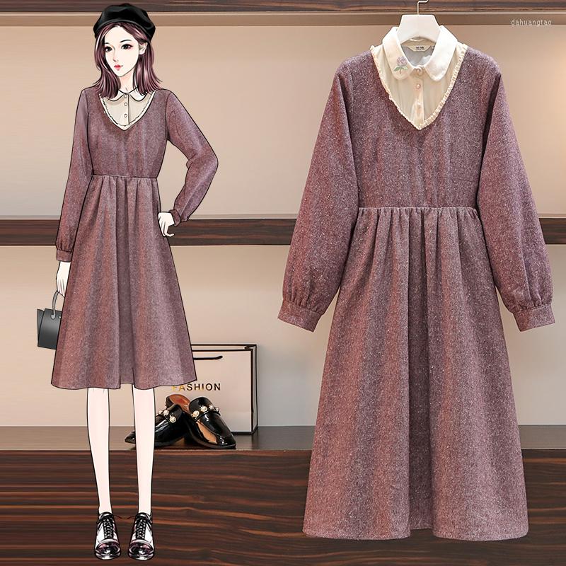 Casual Dresses Woolen Dress Women's Plus Size Autumn And Winter Korean Version Fashion High Waist Fake Two-piece Bottoming, Photo color
Casual Dresses Woolen Dress Women's Plus Size Autumn And Winter Korean Version Fashion High Waist Fake Two-piece Bottoming, Photo color