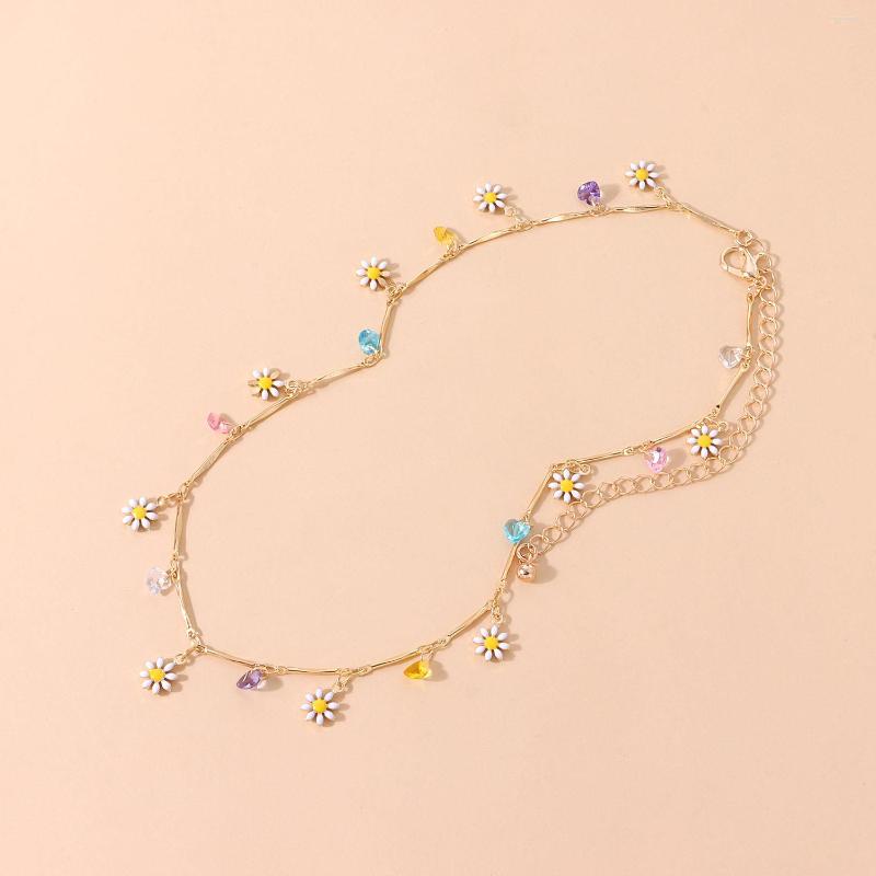 Choker Korean Daisy Flowers Moon Starfish Eye Cross Love Heart Colorful Bead Charm Necklace For Women Vacation Jewelry Gift
Choker Korean Daisy Flowers Moon Starfish Eye Cross Love Heart Colorful Bead Charm Necklace For Women Vacation Jewelry Gift