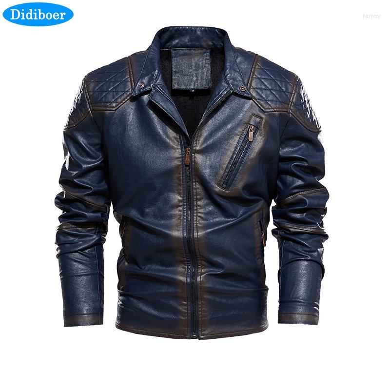 Men's Jackets Didiboer Winter Leather Jacket Men Fur Lined Warm Motorcycle Turn-down Collar Biker Zipper PU Coat For, Black
Men's Jackets Didiboer Winter Leather Jacket Men Fur Lined Warm Motorcycle Turn-down Collar Biker Zipper PU Coat For, Black