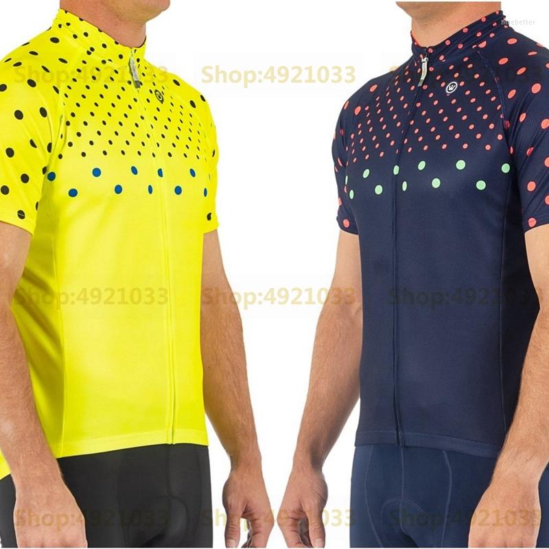 Racing Jackets Yellow And Blue Dot Style Cycling Jersey Men 2022 Latest Summer Bicycle Clothing Tops Sport Shirt MTB Breathing Wear
Racing Jackets Yellow And Blue Dot Style Cycling Jersey Men 2022 Latest Summer Bicycle Clothing Tops Sport Shirt MTB Breathing Wear