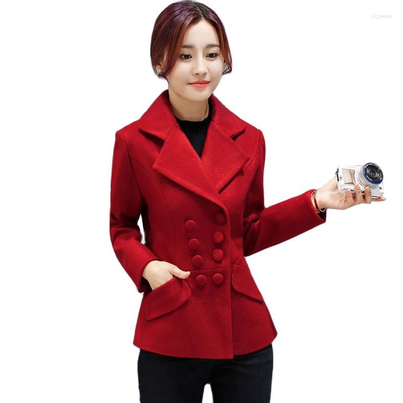 Women's Wool 2022 Woolen Coat Women Autumn Winter Short Loose Jacket Women's Outerwear Double Breasted Lapel Blazer T89, Light grey
Women's Wool 2022 Woolen Coat Women Autumn Winter Short Loose Jacket Women's Outerwear Double Breasted Lapel Blazer T89, Light grey