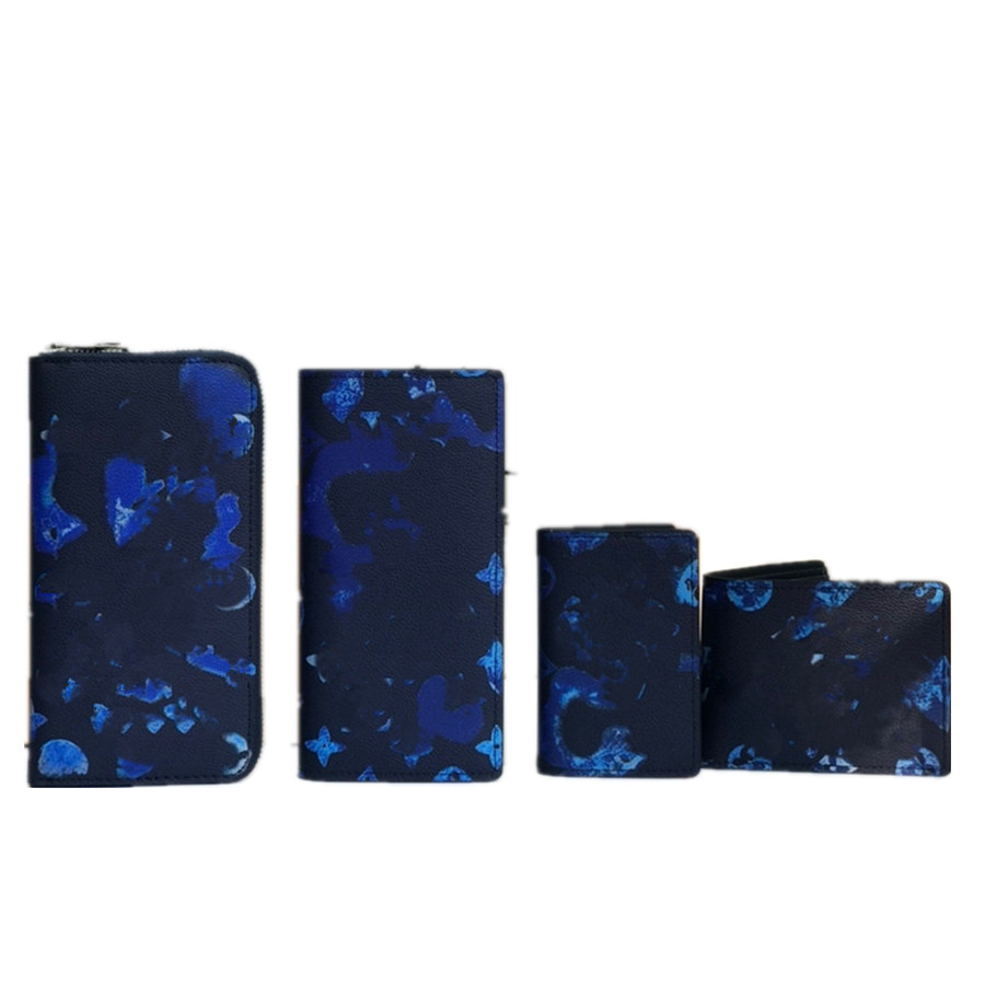 Luxury Designer Leather Unisex Wallets Render Blue Letters Cowhide Women Clutch Bag Bussine Long Suit Clip Folding Wallet Famous Brand Mens Multi-card Coin Purses, Black
Luxury Designer Leather Unisex Wallets Render Blue Letters Cowhide Women Clutch Bag Bussine Long Suit Clip Folding Wallet Famous Brand Mens Multi-card Coin Purses, Black