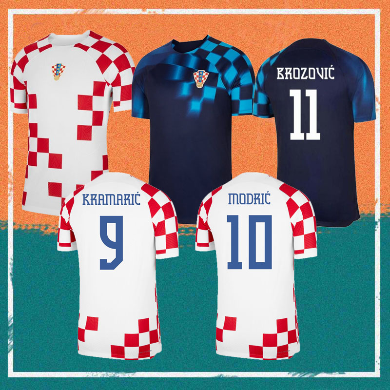 2022 World cup Croatia Soccer Jersey 22/23 Home 10 Modric 7 BREKALO #4 PERISIC Shirt Away #11 BROZOVIC #9 KRAMARIC #18 REBIC #17MANDZUKIC national team football Uniform, Away patch
2022 World cup Croatia Soccer Jersey 22/23 Home 10 Modric 7 BREKALO #4 PERISIC Shirt Away #11 BROZOVIC #9 KRAMARIC #18 REBIC #17MANDZUKIC national team football Uniform, Away patch