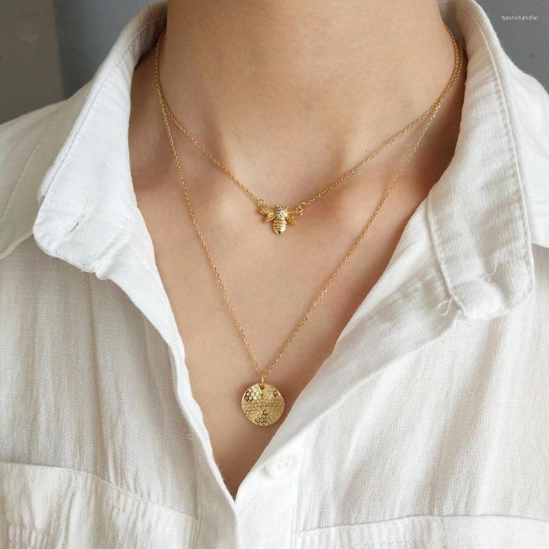 Choker MLKENLY Pendant & Necklace Unique Cute Bee Gold Color Chain Cross Chocker Small Jewelry
Choker MLKENLY Pendant & Necklace Unique Cute Bee Gold Color Chain Cross Chocker Small Jewelry