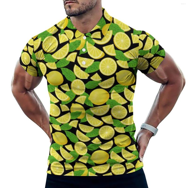Men's Polos Yellow Lemon Print Polo Shirts Male Green Leaf Casual Shirt Summer Trending Collar T-Shirts Short-Sleeve Graphic Oversize Tops, Style-4
Men's Polos Yellow Lemon Print Polo Shirts Male Green Leaf Casual Shirt Summer Trending Collar T-Shirts Short-Sleeve Graphic Oversize Tops, Style-4