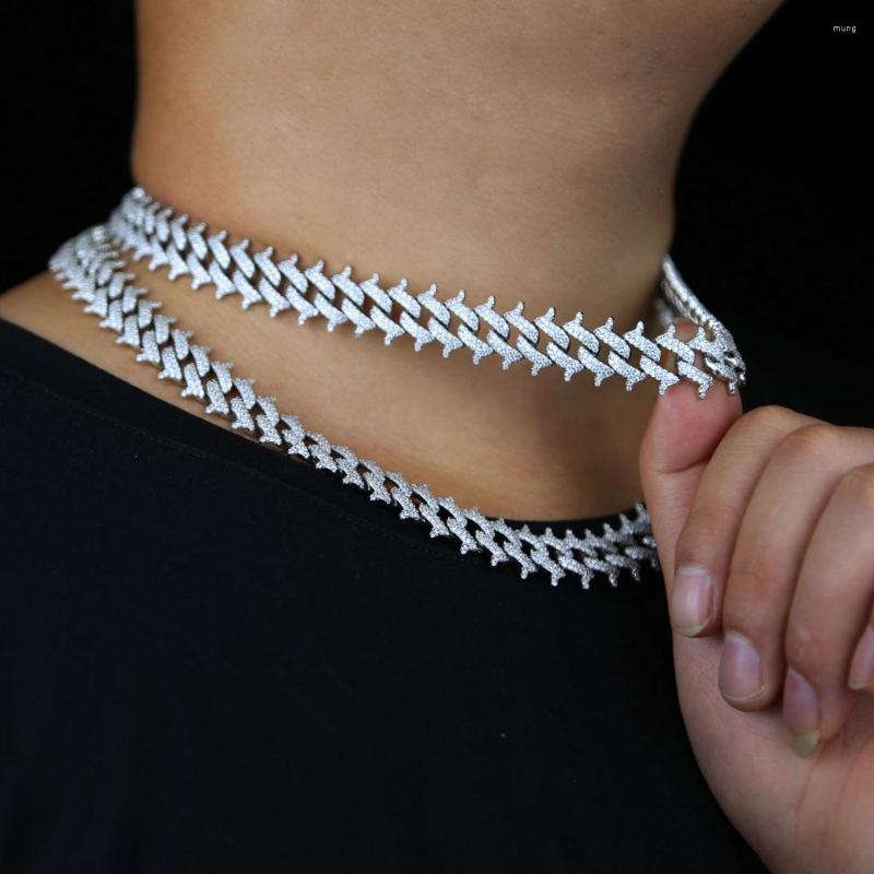 Choker Boy Out Rivets Spike Cuban Chain Necklace Miami Hip Hop Shiny Cubic Zirconia For Men Fashion Chocker Jewelry
Choker Boy Out Rivets Spike Cuban Chain Necklace Miami Hip Hop Shiny Cubic Zirconia For Men Fashion Chocker Jewelry
