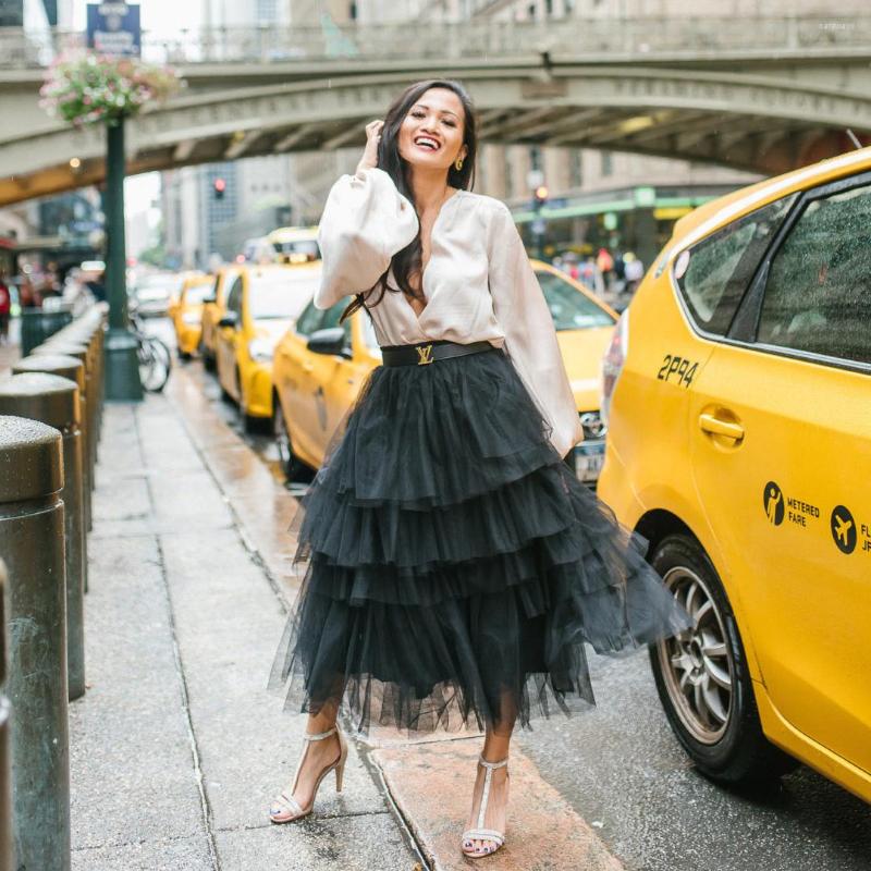Skirts High Street Black Tiered Ruffles A-line Tulle Women Length Elastic Custom Made Fashion Tutu Skirt 2022, Beige
Skirts High Street Black Tiered Ruffles A-line Tulle Women Length Elastic Custom Made Fashion Tutu Skirt 2022, Beige