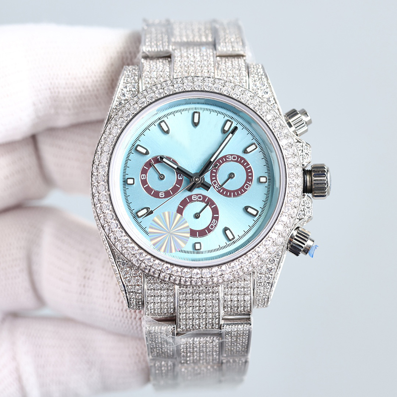 Diamond Watch Mens Automatic Mechanical Movement 40mm Stainless Steel Sapphire Waterproof Fashion Wristband Montre De Luxe Business WristWatch, Color10
Diamond Watch Mens Automatic Mechanical Movement 40mm Stainless Steel Sapphire Waterproof Fashion Wristband Montre De Luxe Business WristWatch, Color10
