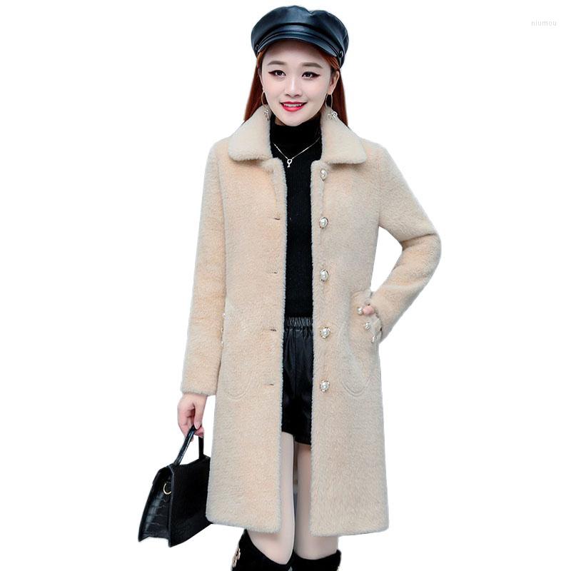 Women's Wool Women Winter Jacket 2022 Fashion Imitation Mink Velvet Female Woolen Coat Thicken Warm Coats Ladies Overcoat Outwear, White
Women's Wool Women Winter Jacket 2022 Fashion Imitation Mink Velvet Female Woolen Coat Thicken Warm Coats Ladies Overcoat Outwear, White