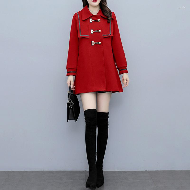 Women's Wool Womens Loose Woolen Coats College Style Sailor Collar Autumn And Winter Woman 2022 Plus Size Blends Turndown Femme, Khaki
Women's Wool Womens Loose Woolen Coats College Style Sailor Collar Autumn And Winter Woman 2022 Plus Size Blends Turndown Femme, Khaki
