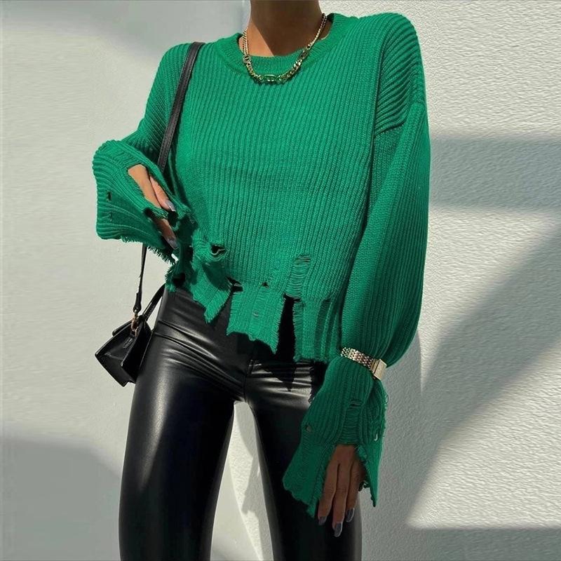 Women' Sweaters Tassel Knit Women Sweater Ripped Hole Hem 2022 Autumn Winter Loose Casual Female Pullover Fashion O-neck Long Sleeve Lady
Women' Sweaters Tassel Knit Women Sweater Ripped Hole Hem 2022 Autumn Winter Loose Casual Female Pullover Fashion O-neck Long Sleeve Lady