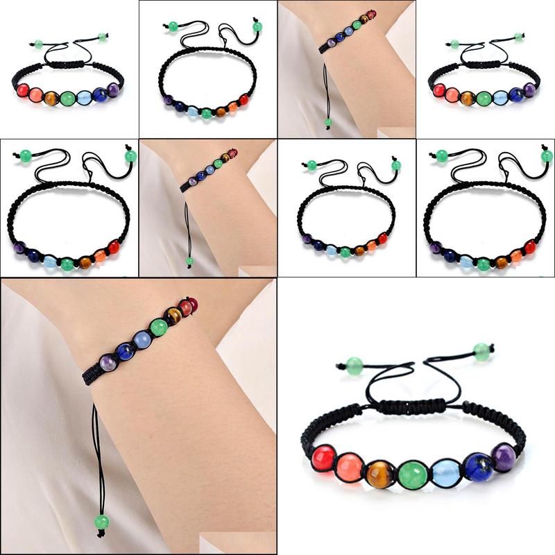Beaded Diy 7 Colorf Natural Stone Beads Crystal Chakra Bracelet For Women Braided Rope Bracelets Reiki Spiritual Yoga Jewelry Drop D Dh5Pz
Beaded Diy 7 Colorf Natural Stone Beads Crystal Chakra Bracelet For Women Braided Rope Bracelets Reiki Spiritual Yoga Jewelry Drop D Dh5Pz
