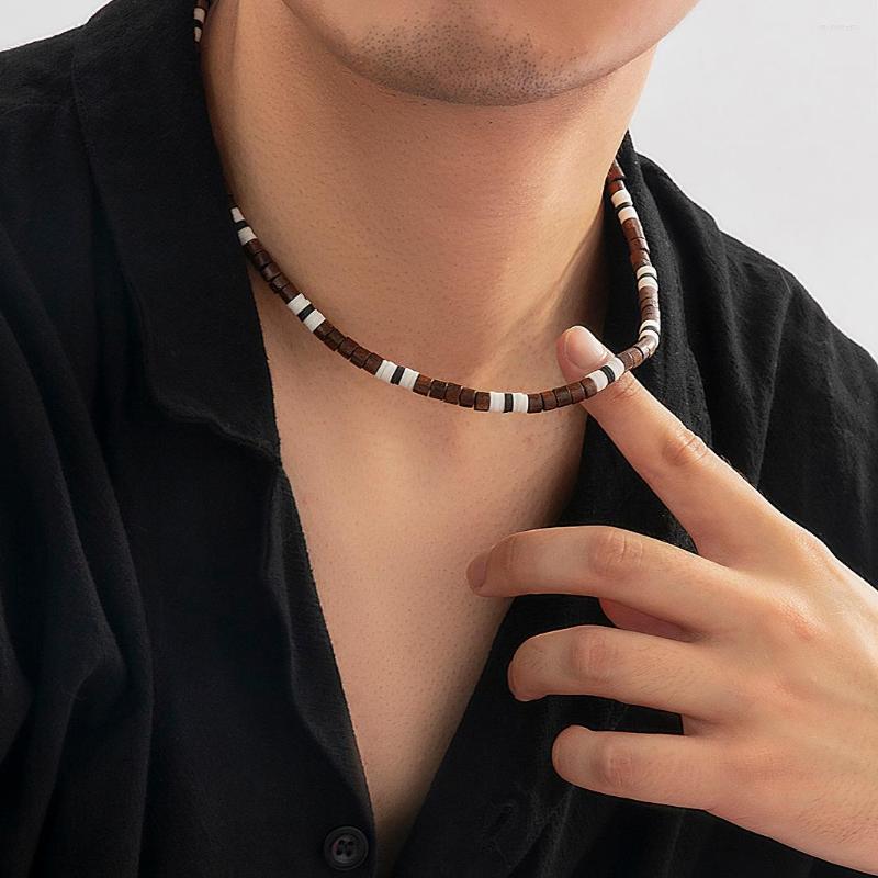 Chains Fashion Vintage Rustic Wooden Beaded African Necklace Simple Minimalist Surfer Chain Tribal Jewelry Accessories Steampunk Men
Chains Fashion Vintage Rustic Wooden Beaded African Necklace Simple Minimalist Surfer Chain Tribal Jewelry Accessories Steampunk Men