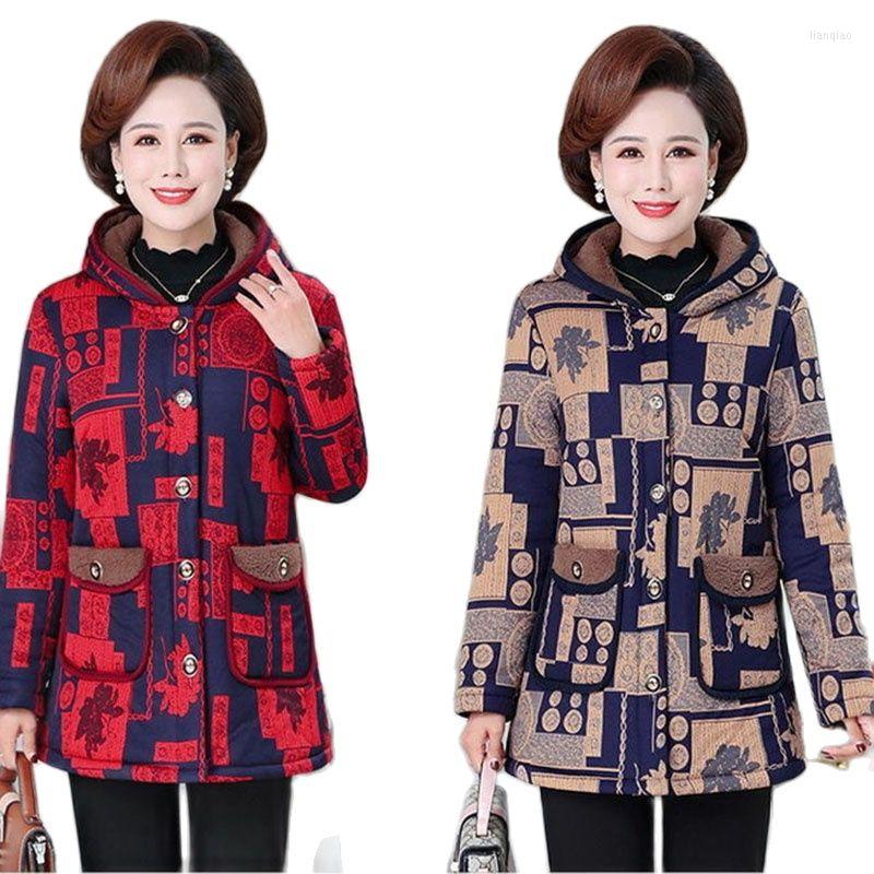 Women's Trench Coats Autumn Winter Middle-aged Mother Mid-length Add Velvet Thicken Cotton Printing Single Breasted Loose Women's Jacket, Green
Women's Trench Coats Autumn Winter Middle-aged Mother Mid-length Add Velvet Thicken Cotton Printing Single Breasted Loose Women's Jacket, Green