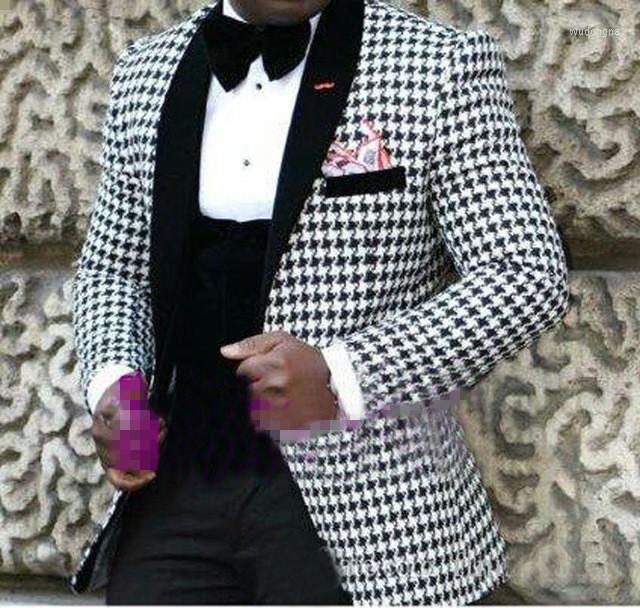 Men's Suits Lateset Design Houndstooth Men With Black Pant 3 Pieces Custom Made Smoking Tuxedo Jacket Terno Slim Groom For, Same as picture
Men's Suits Lateset Design Houndstooth Men With Black Pant 3 Pieces Custom Made Smoking Tuxedo Jacket Terno Slim Groom For, Same as picture