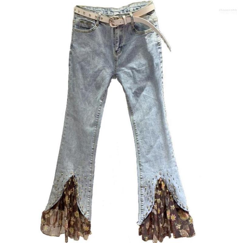 Women' Jeans Women' Women 2022 Slim Flared Pants Bead Stitching Floral Cropped, Sky blue
Women' Jeans Women' Women 2022 Slim Flared Pants Bead Stitching Floral Cropped, Sky blue