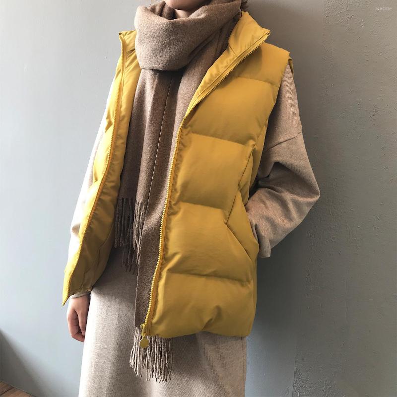Women's Vests Winter Women'S Vest Stand Collar Zipper Sleeveless Padded Puff Jacket Overcoat Solid Color Loose Coat For Women Z84, Beige
Women's Vests Winter Women'S Vest Stand Collar Zipper Sleeveless Padded Puff Jacket Overcoat Solid Color Loose Coat For Women Z84, Beige
