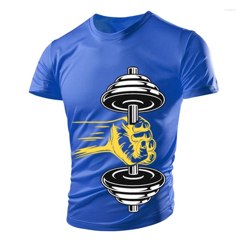 Men's T Shirts Summer Gym Dumbbell Casual Tough Muscle Men's T-shirt 3d Printing Breathable Lightweight Sports Quick Dry Quality Short, Yaling-4
Men's T Shirts Summer Gym Dumbbell Casual Tough Muscle Men's T-shirt 3d Printing Breathable Lightweight Sports Quick Dry Quality Short, Yaling-4