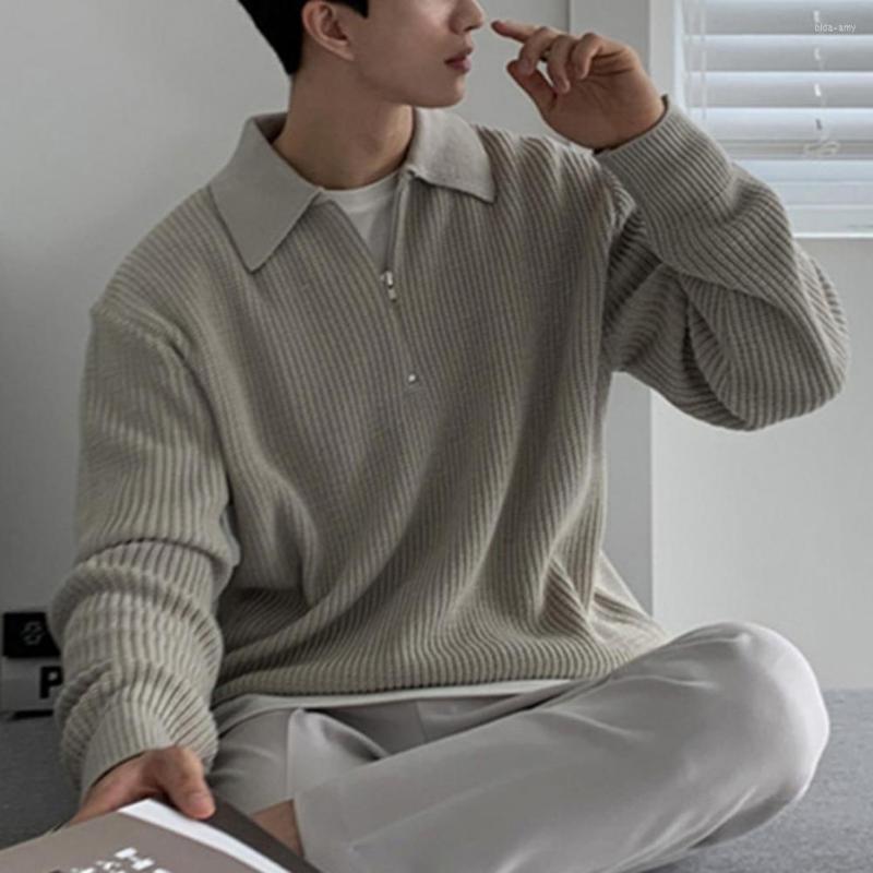 Men's Sweaters Winter Sweater Men Zipper Solid Color Long Sleeves Pullover Turn-down Collar Warm Casual Elastic Autumn Male Clothes, Black
Men's Sweaters Winter Sweater Men Zipper Solid Color Long Sleeves Pullover Turn-down Collar Warm Casual Elastic Autumn Male Clothes, Black