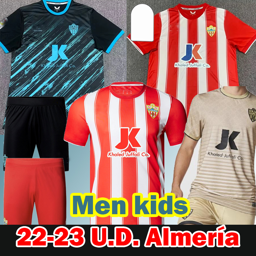 2022 2023 U.D. Almeria Soccer Jerseys SADIQ #9 DYEGO SOUSA #11 Away 22 23 Football Shirt Kit SAMU #30 Maillots De Foot AKIEME #15 JUAN VILLAR #7 men kids collection, 22-23 third
2022 2023 U.D. Almeria Soccer Jerseys SADIQ #9 DYEGO SOUSA #11 Away 22 23 Football Shirt Kit SAMU #30 Maillots De Foot AKIEME #15 JUAN VILLAR #7 men kids collection, 22-23 third