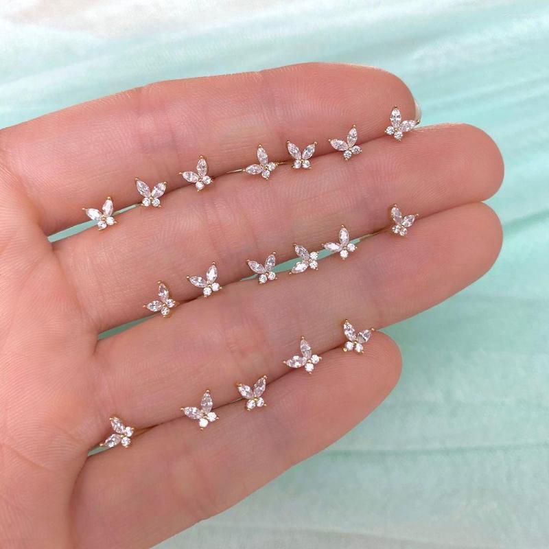 Stud Earrings 5A Cubic Zirconia 5mm Mini Small 925 Sterling Silver Cz Butterfly Earring Minimal
Stud Earrings 5A Cubic Zirconia 5mm Mini Small 925 Sterling Silver Cz Butterfly Earring Minimal