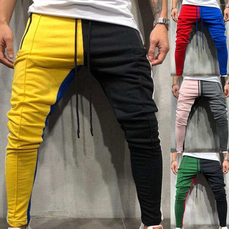 Men's Pants Men's Sweatpants Color Matching 2022 Autumn Winter Lanyard Hip Hop Joggers Sports Breathable Casual Slim Pocket Trousers, Yellow
Men's Pants Men's Sweatpants Color Matching 2022 Autumn Winter Lanyard Hip Hop Joggers Sports Breathable Casual Slim Pocket Trousers, Yellow