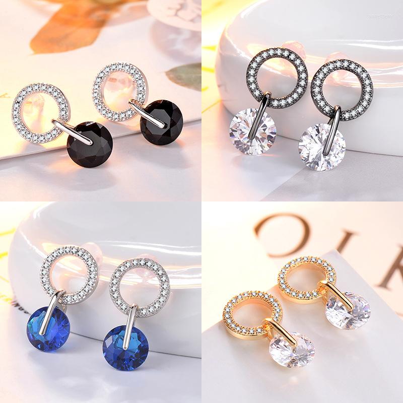 Stud Earrings 2022 Trend Est Colorful Fashion Temperament For Women Silver Plate Exquisite White Zircon Round Jewelry
Stud Earrings 2022 Trend Est Colorful Fashion Temperament For Women Silver Plate Exquisite White Zircon Round Jewelry