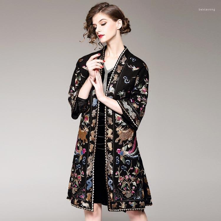 Women' Jackets Winter Heavy Industry Embroidery Retro National Wind Thickening Loose Size Wool Coat Female Long Paragraph, See chart
Women' Jackets Winter Heavy Industry Embroidery Retro National Wind Thickening Loose Size Wool Coat Female Long Paragraph, See chart