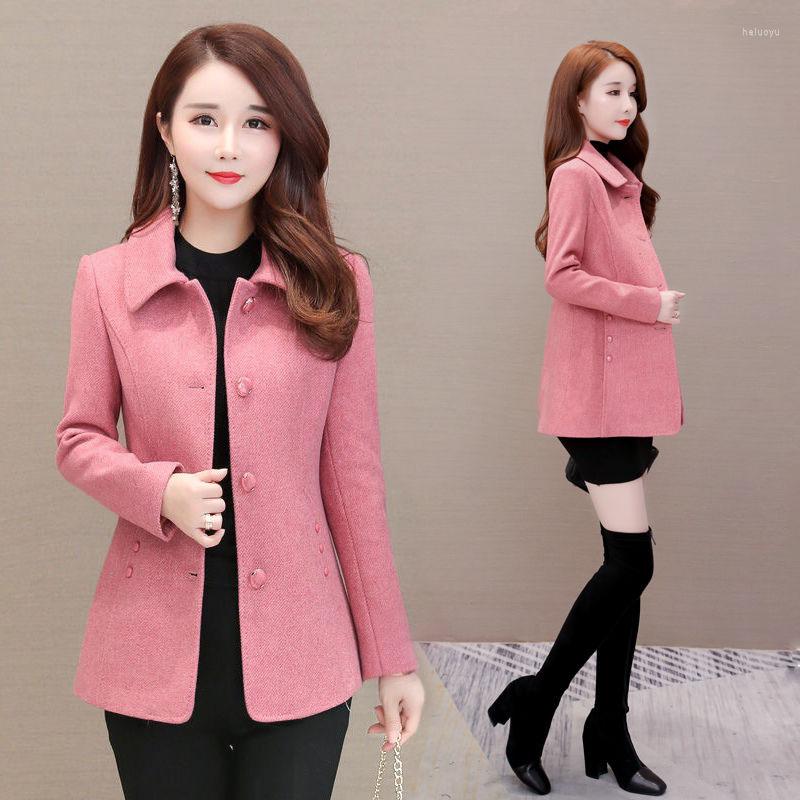 Women's Wool Women Woolen Coat Korean 2022 Autumn Winter Fashion Slim Short Female Casual Thicken Outerwear R786, Blue
Women's Wool Women Woolen Coat Korean 2022 Autumn Winter Fashion Slim Short Female Casual Thicken Outerwear R786, Blue