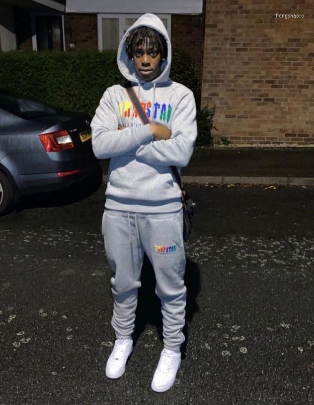 Men' Tracksuits Men' Autumn Winter Sets Trapstar Color Hoodie Top Pants Pieces Casual Tracksuit Male Sportswear Clothing Sweat Suit, Black 34
Men' Tracksuits Men' Autumn Winter Sets Trapstar Color Hoodie Top Pants Pieces Casual Tracksuit Male Sportswear Clothing Sweat Suit, Black 34