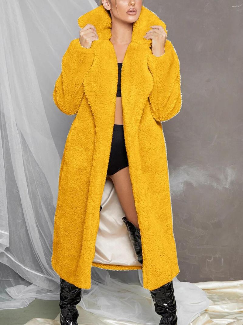 Women' Fur Winter Elegant Turn-down Collar Luxury Faux Lamb Long Coats Women 2022 Fashion Sleeve Warm Thick Black Teddy Coat, Beige
Women' Fur Winter Elegant Turn-down Collar Luxury Faux Lamb Long Coats Women 2022 Fashion Sleeve Warm Thick Black Teddy Coat, Beige