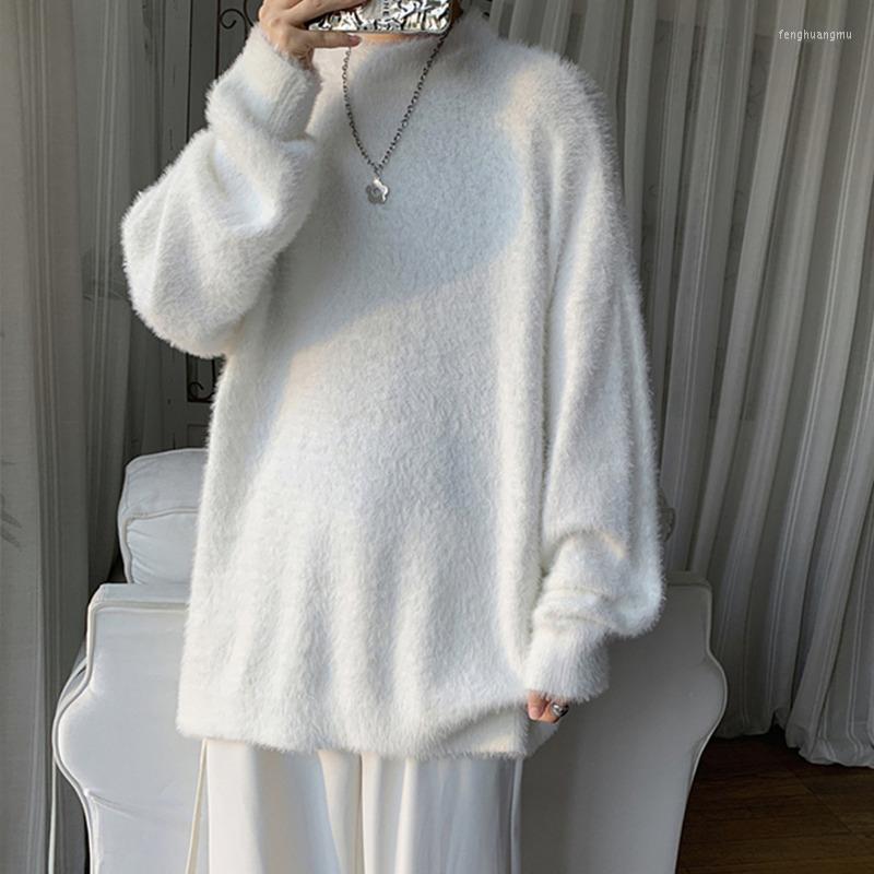 Men's Sweaters Winter Plush Sweater Men Warm Fashion 5 Colors Casual Knit Pullover Korean Loose Long Sleeve Mens Jumper Clothes, Black
Men's Sweaters Winter Plush Sweater Men Warm Fashion 5 Colors Casual Knit Pullover Korean Loose Long Sleeve Mens Jumper Clothes, Black