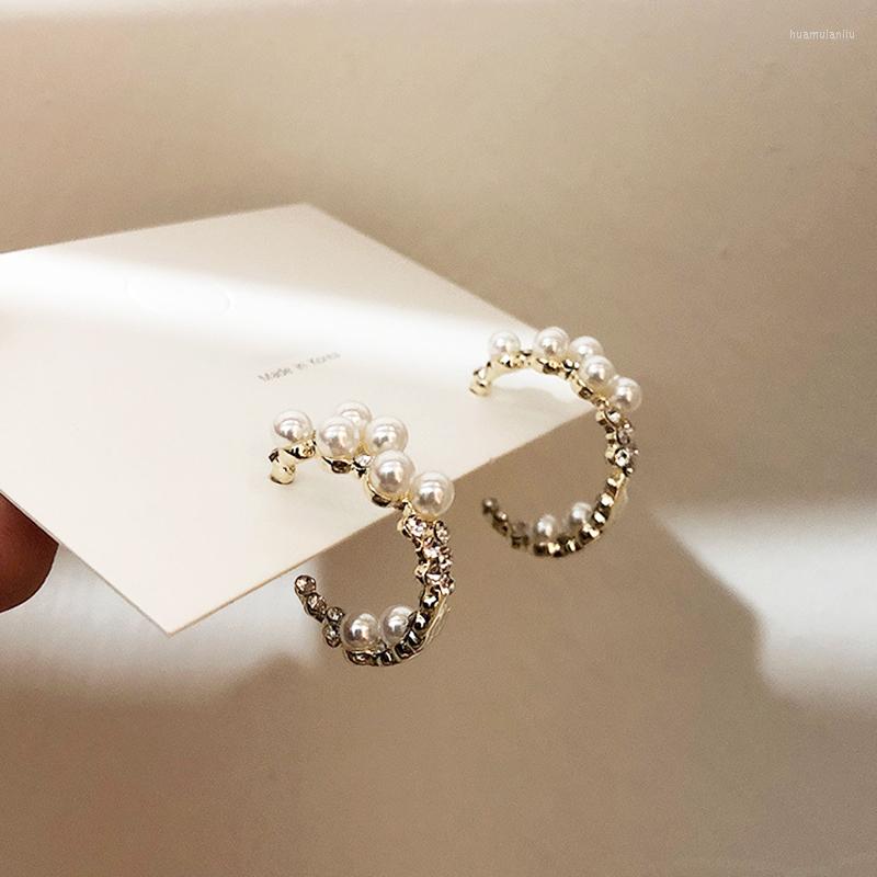 Hoop Earrings Skysuk Korean Handmade Elegant Crystal Pearl Small For Women Students Cute Circle Boucle D'oreille Jewelry Gift
Hoop Earrings Skysuk Korean Handmade Elegant Crystal Pearl Small For Women Students Cute Circle Boucle D'oreille Jewelry Gift
