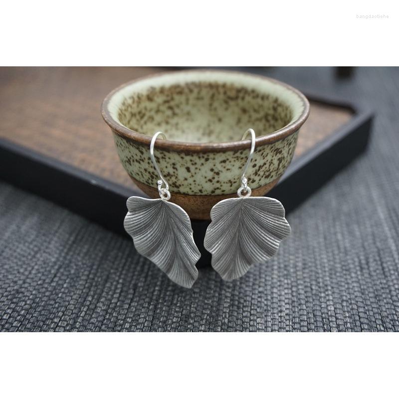 Chains Thailand Chiang Mai Handmade Leaves Silver Earrings Pattern Carved Pure Vintage Women's High-End
Chains Thailand Chiang Mai Handmade Leaves Silver Earrings Pattern Carved Pure Vintage Women's High-End