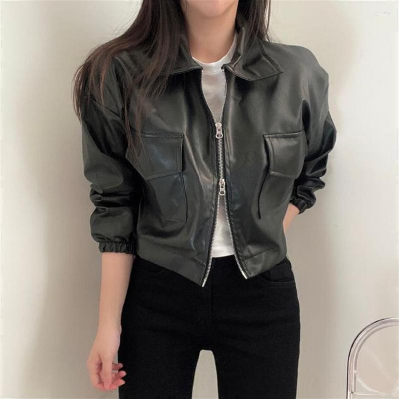 Women's Leather Alien Kitty Fashion Women Coats Office Lady Faux PU Slim Work Wear Pockets Autumn 2022 Casual Motorcycle Girl OL Jackets, Black
Women's Leather Alien Kitty Fashion Women Coats Office Lady Faux PU Slim Work Wear Pockets Autumn 2022 Casual Motorcycle Girl OL Jackets, Black