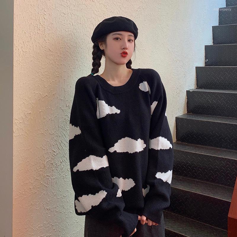 Women' Sweaters Women' Kawaii Vintage College Loose Clouds Sweater Female Korean Punk Thick Cute Harajuku Clothing For Women, Black
Women' Sweaters Women' Kawaii Vintage College Loose Clouds Sweater Female Korean Punk Thick Cute Harajuku Clothing For Women, Black