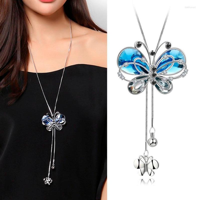 Chains Luxury Long Necklaces For Women 2022 Fashion Butterfly Sweater Chain Necklace Vintage Silver Color Choker & Pendants
Chains Luxury Long Necklaces For Women 2022 Fashion Butterfly Sweater Chain Necklace Vintage Silver Color Choker & Pendants