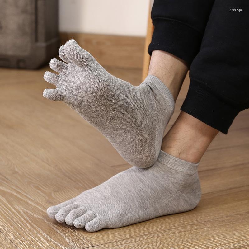 Men's Socks 3 Pairs Cotton Toe Men And Women Breathable Five Fingers Sports Solid Black White Grey Running Tube TJ3142
Men's Socks 3 Pairs Cotton Toe Men And Women Breathable Five Fingers Sports Solid Black White Grey Running Tube TJ3142